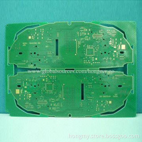 Multi-layered PCB with Green Solder Mask and FR-4 Base Material